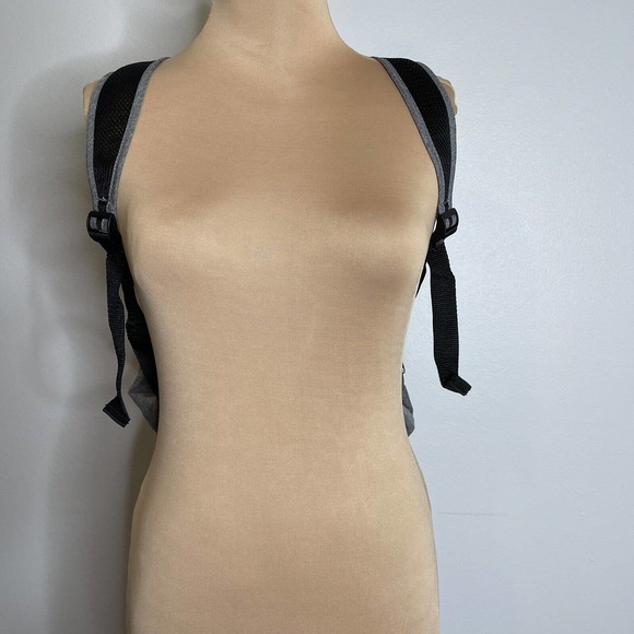 Origaudio Foldable Computer Gray Backpack Zipper Square Rectangular - Picture 3 of 9